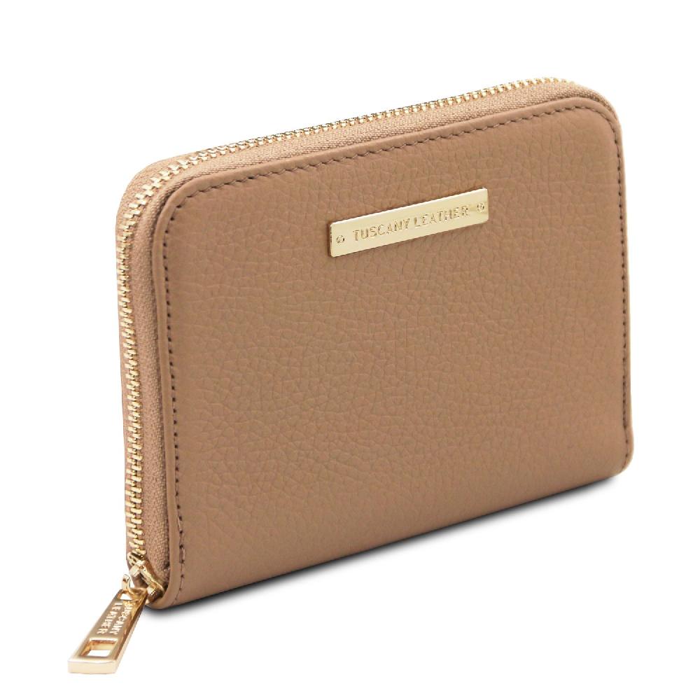 Tuscany Leather Esclusivo Portafogli in Pelle zip Around I Più Venduti