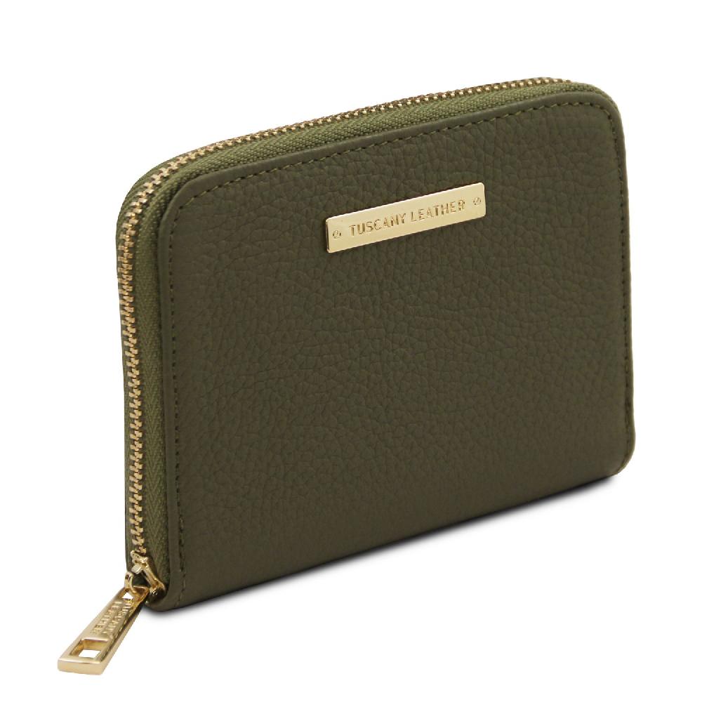 Tuscany Leather Esclusivo Portafogli in Pelle zip Around Vendite Flash
