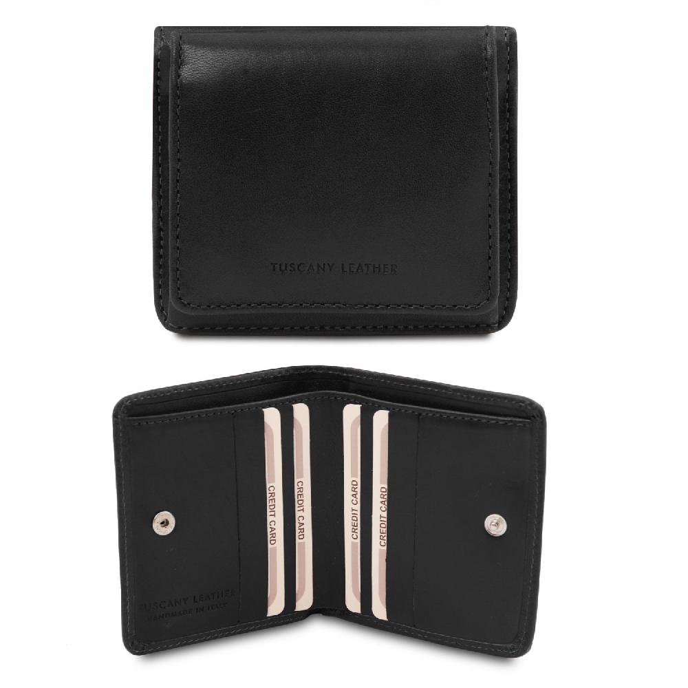 Tuscany Leather Esclusivo Portafogli in Pelle con Portamonete Offerte giornaliere