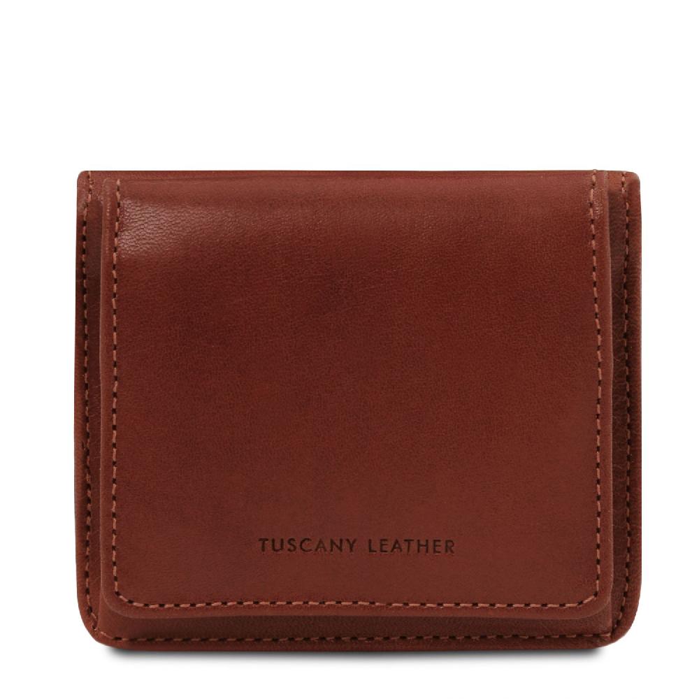 Tuscany Leather Esclusivo Portafogli in Pelle con Portamonete In Saldo