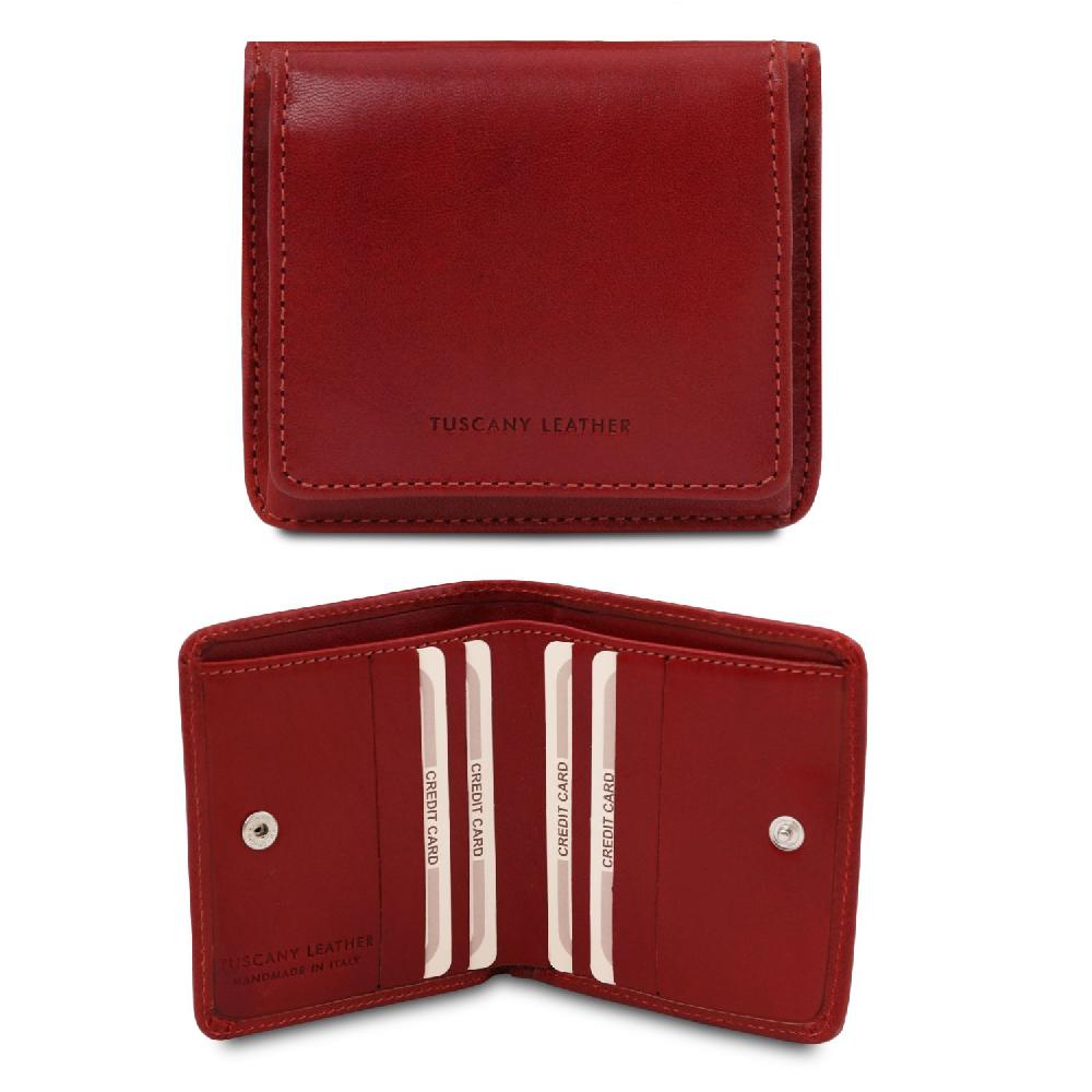 Tuscany Leather Esclusivo Portafogli in Pelle con Portamonete Italy