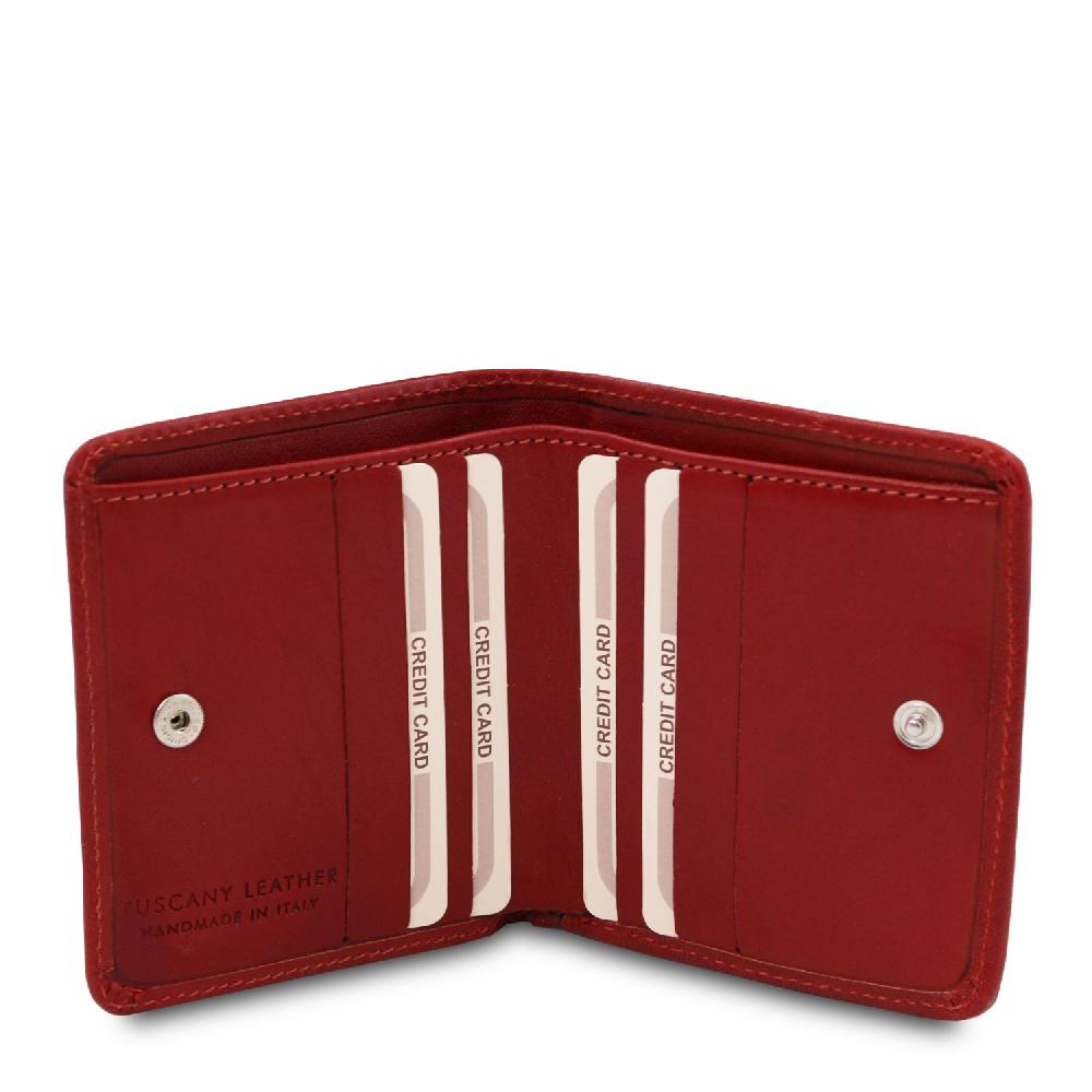 Tuscany Leather Esclusivo Portafogli in Pelle con Portamonete Italy