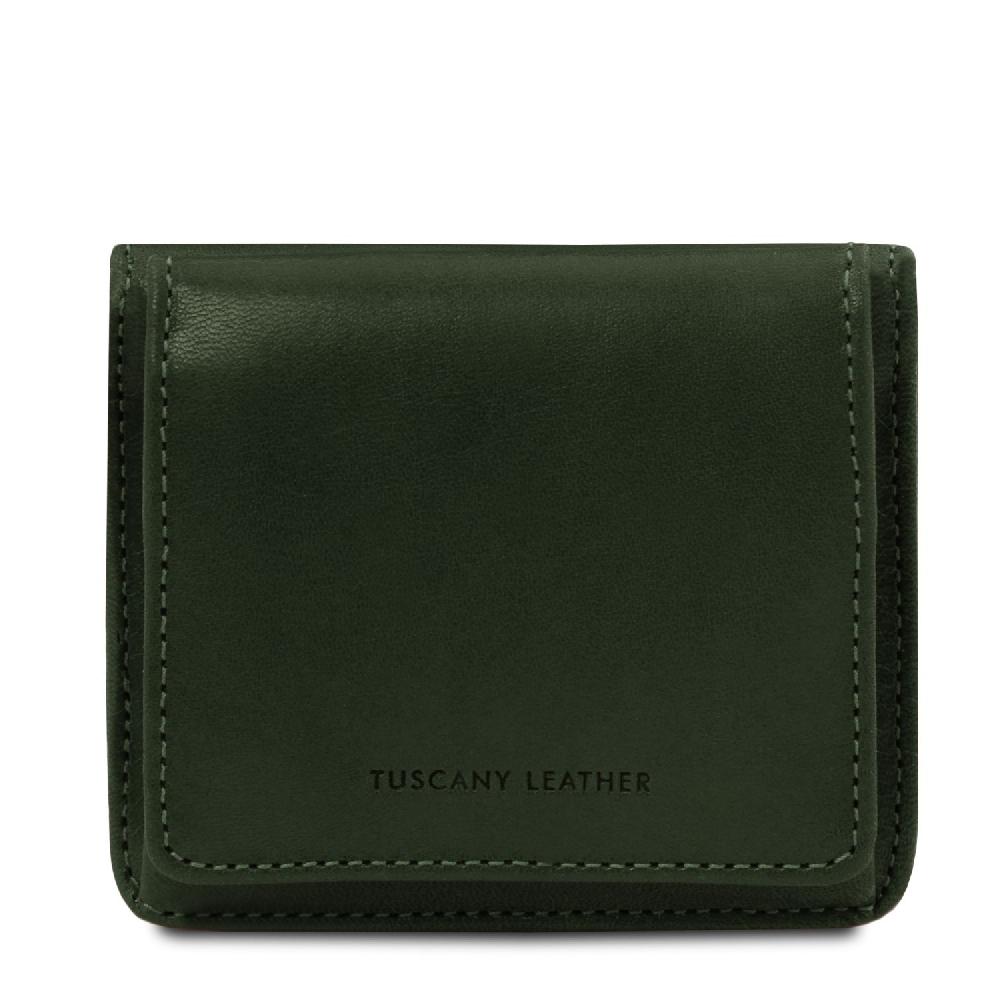Tuscany Leather Esclusivo Portafogli in Pelle con Portamonete In Linea