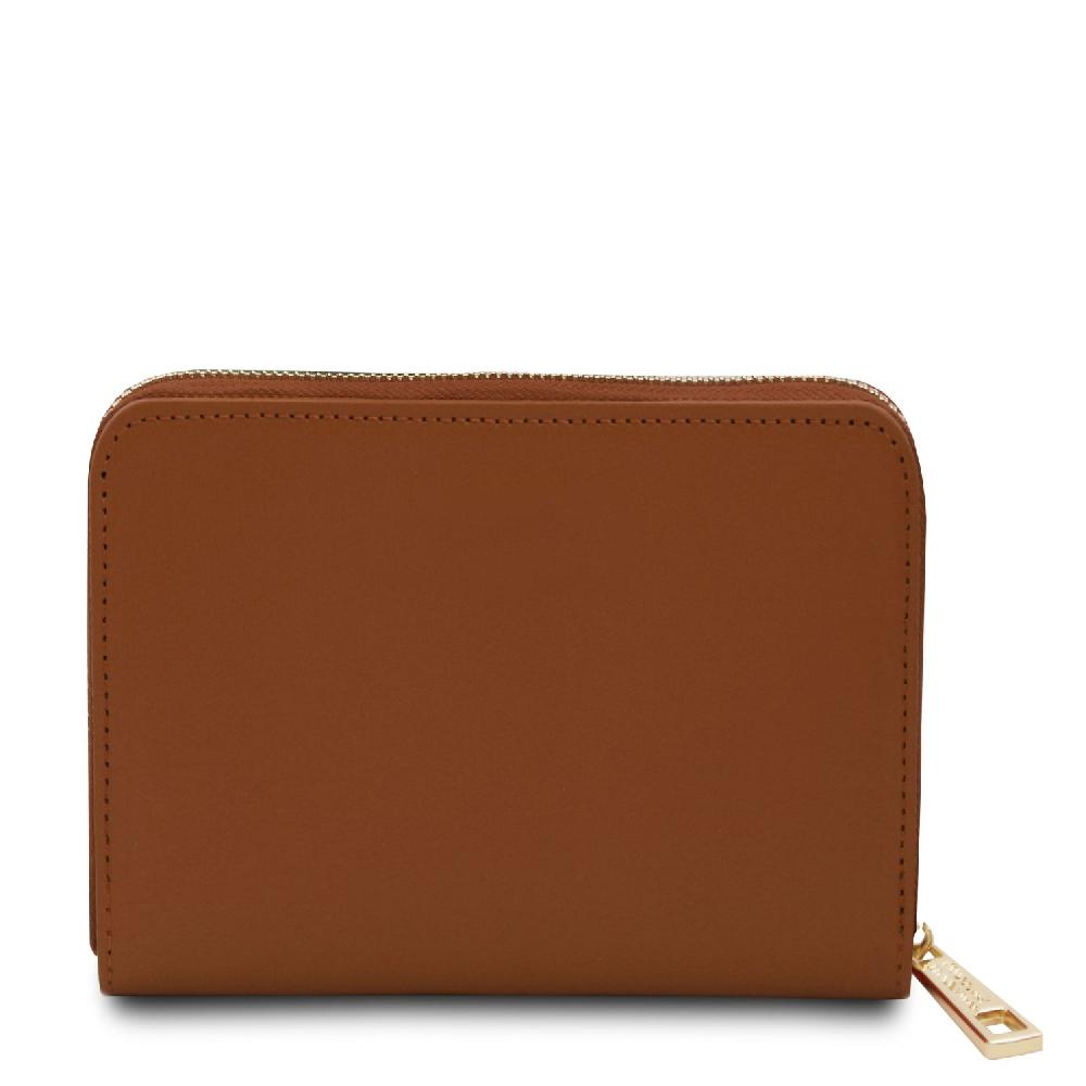 Tuscany Leather Esclusivo Portafogli in Pelle zip Around Qualità
