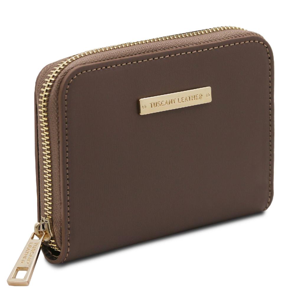 Tuscany Leather Esclusivo Portafogli in Pelle zip Around Vendita