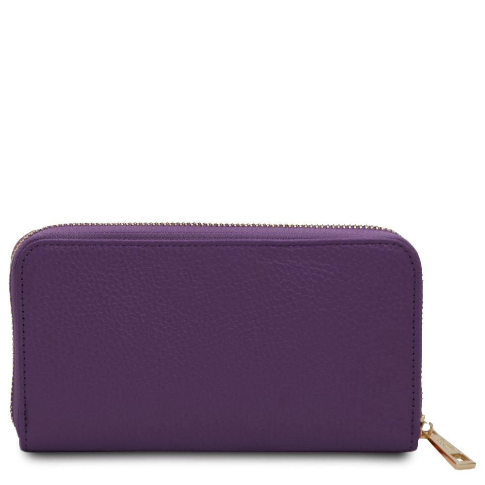 Tuscany Leather Esclusivo Portafogli in Pelle zip Around Shopping Online