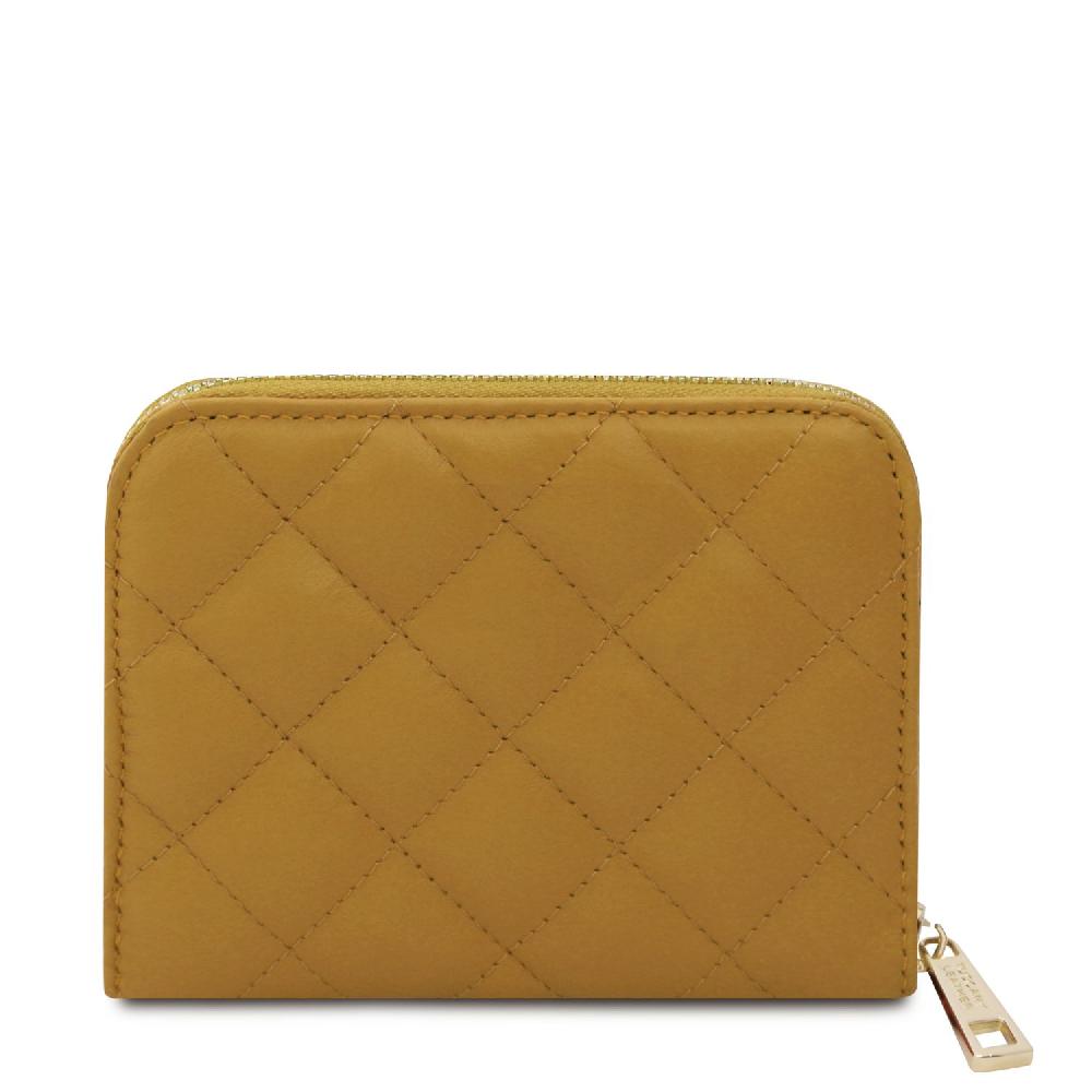 Tuscany Leather Esclusivo Portafogli in Pelle Morbida zip Around Outlet