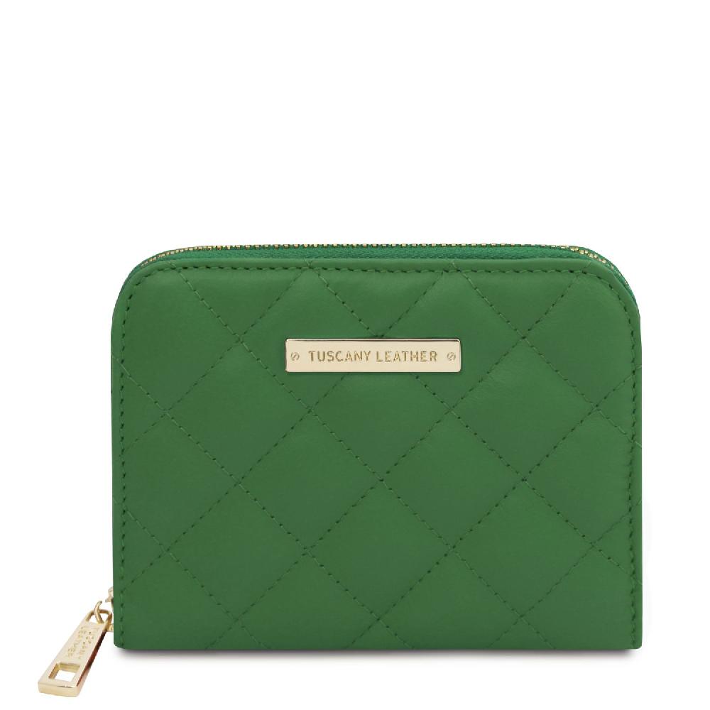 Tuscany Leather Esclusivo Portafogli in Pelle Morbida zip Around In Vendita