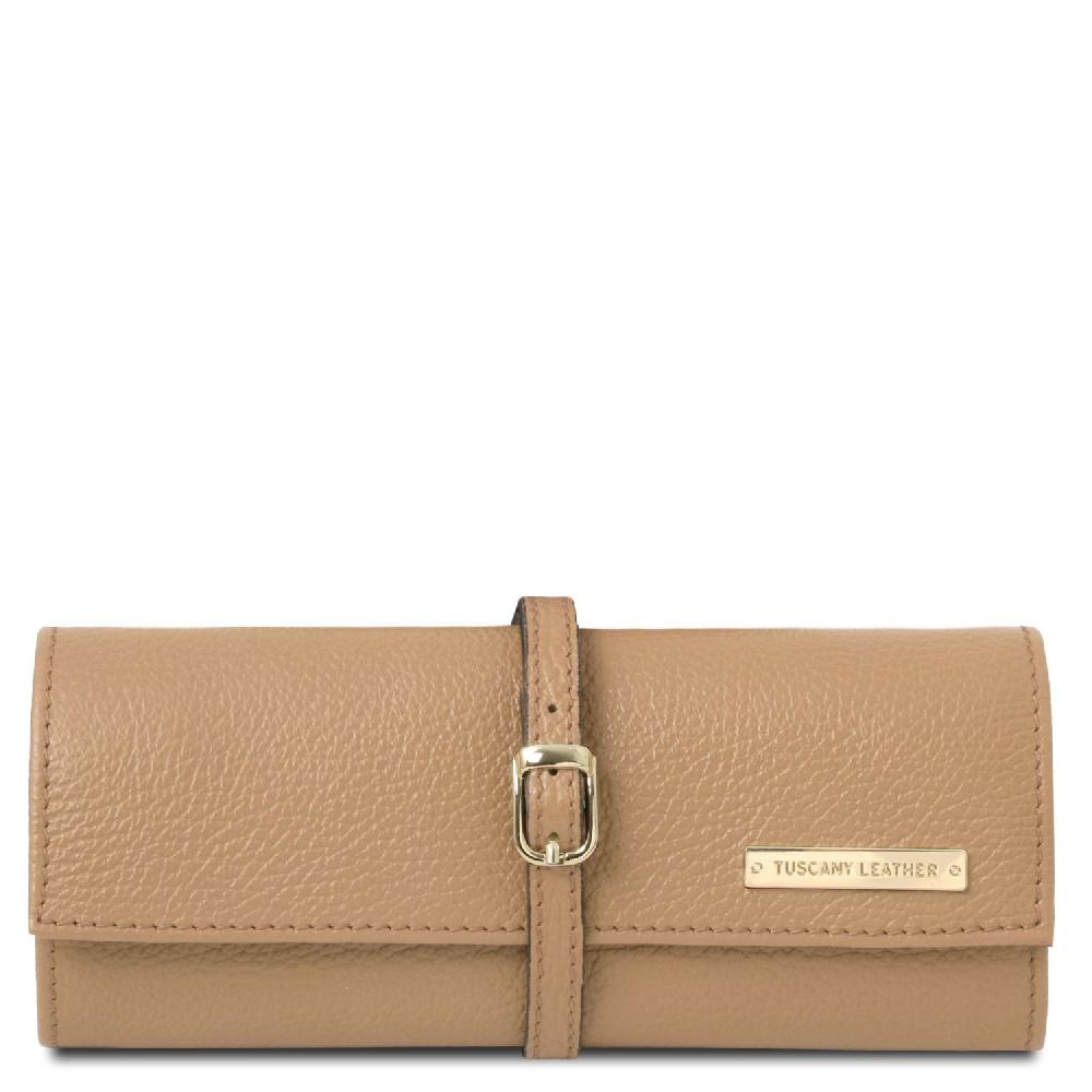 Tuscany Leather Portagioie in Pelle Morbida Vendite Flash