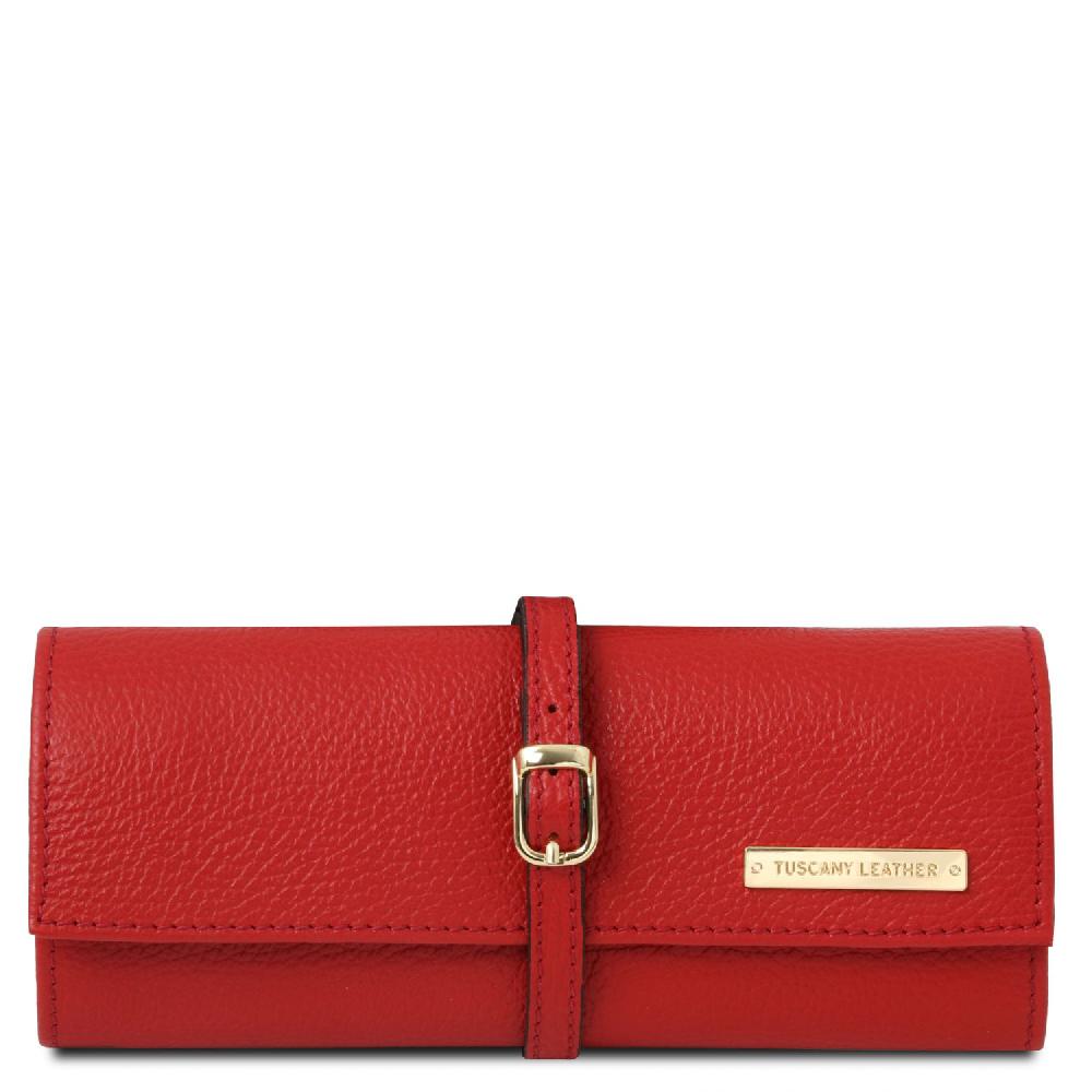 Tuscany Leather Portagioie in Pelle Morbida In Saldo