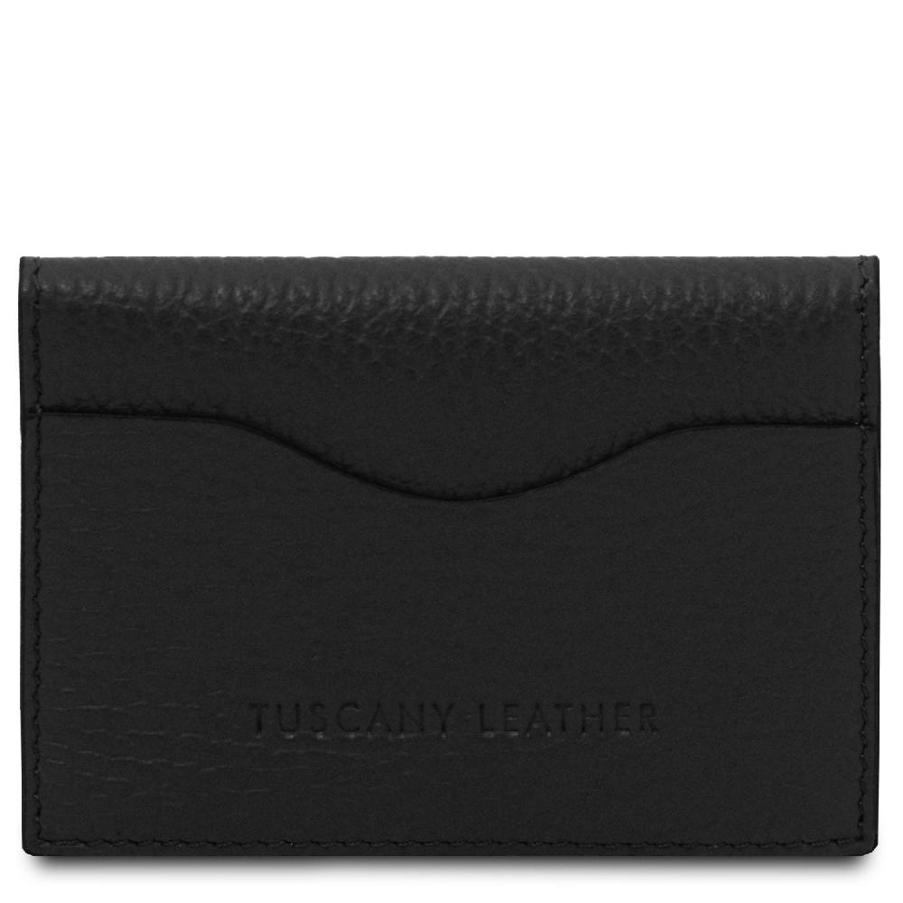 Tuscany Leather Porta Biglietti da Visita / Carte di Credito in Pelle Spedizione Gratuita