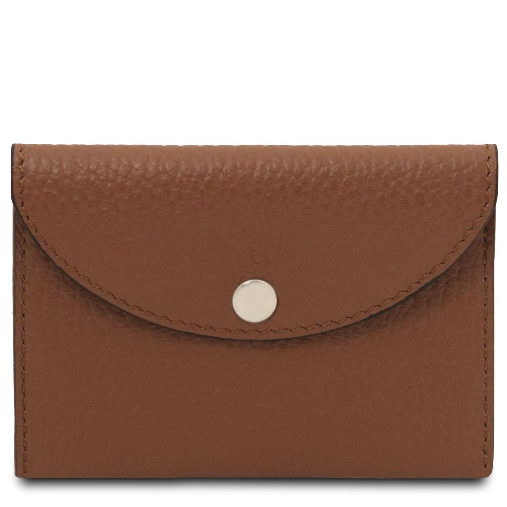 Tuscany Leather Porta Biglietti da Visita / Carte di Credito in Pelle Pezzi Unici