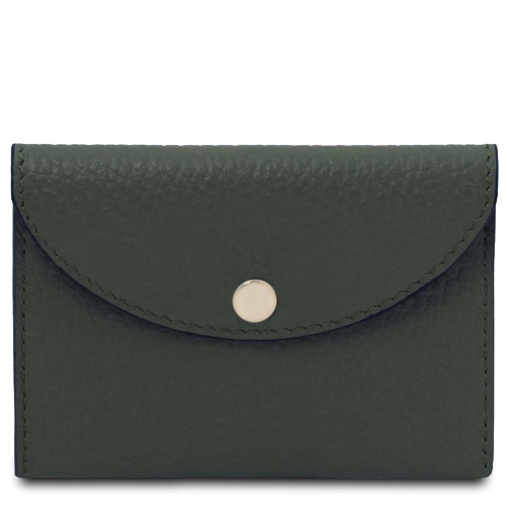 Tuscany Leather Porta Biglietti da Visita / Carte di Credito in Pelle Qualità Garantita