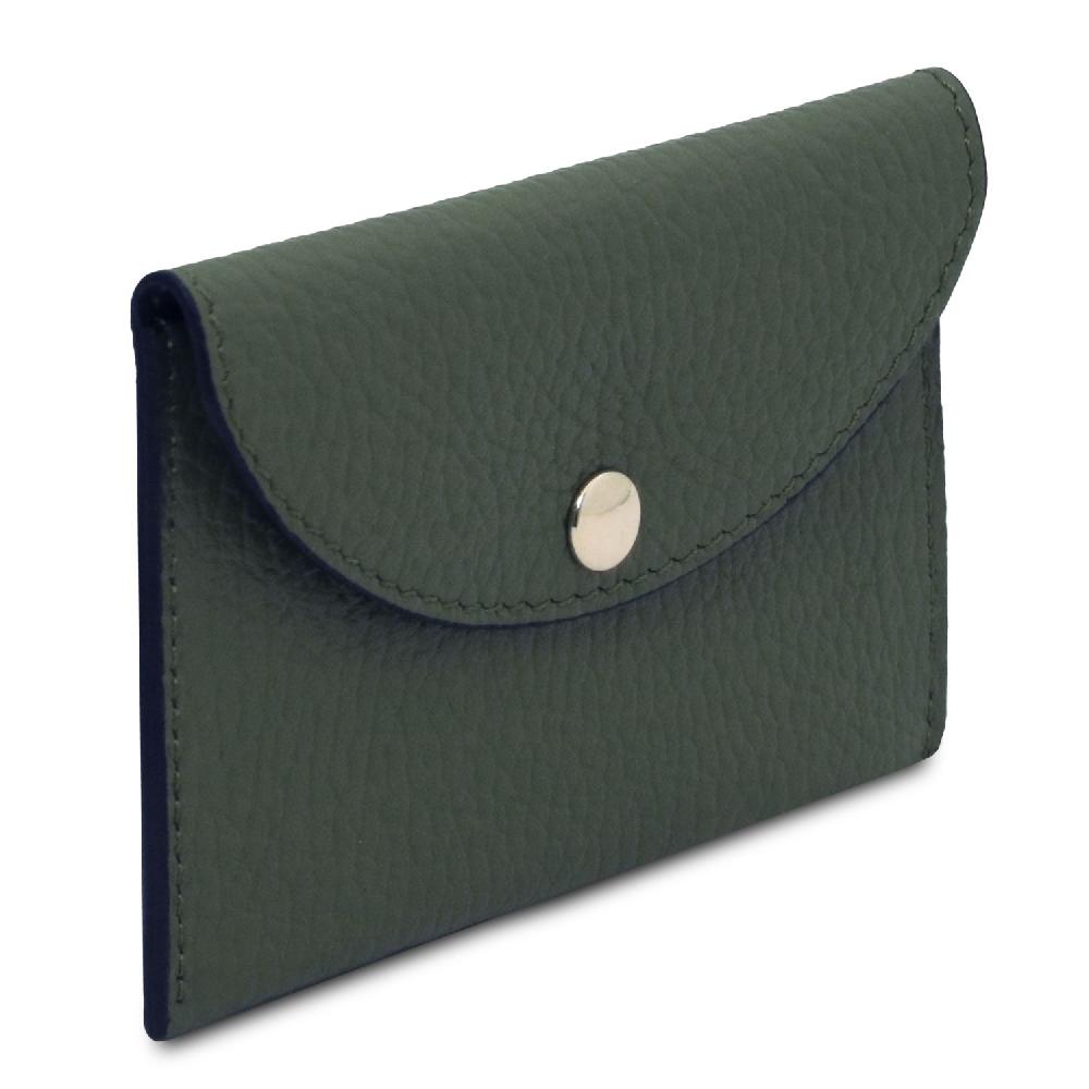 Tuscany Leather Porta Biglietti da Visita / Carte di Credito in Pelle Qualità Garantita