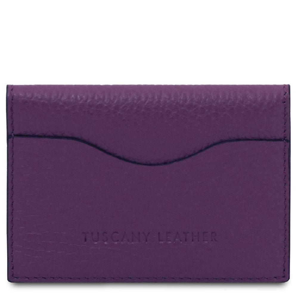 Tuscany Leather Porta Biglietti da Visita / Carte di Credito in Pelle Negozi Online