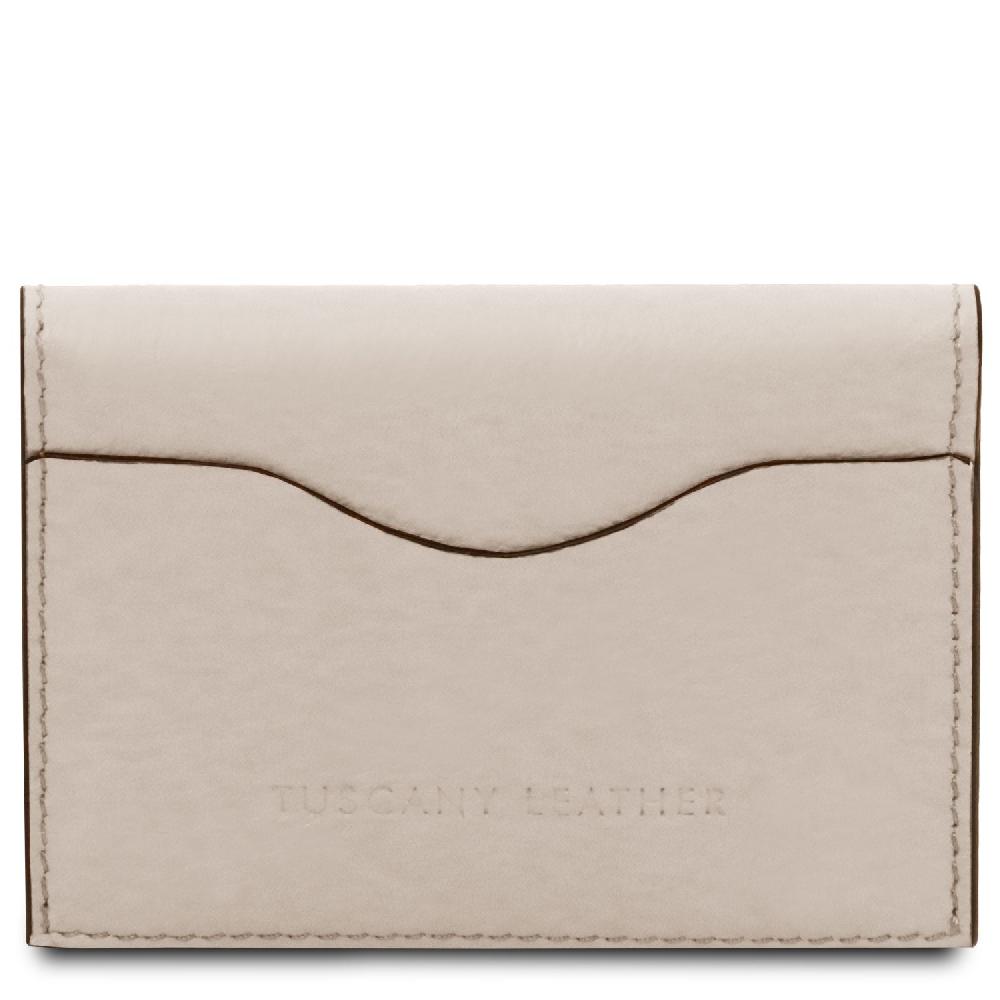 Tuscany Leather Porta Biglietti da Visita / Carte di Credito in Pelle Fino Al -60%