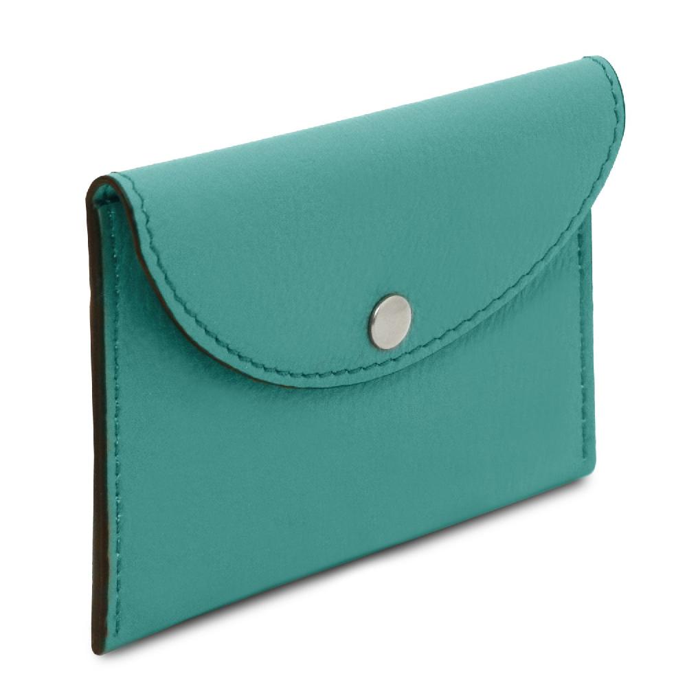Tuscany Leather Porta Biglietti da Visita / Carte di Credito in Pelle Prezzo Ridotto