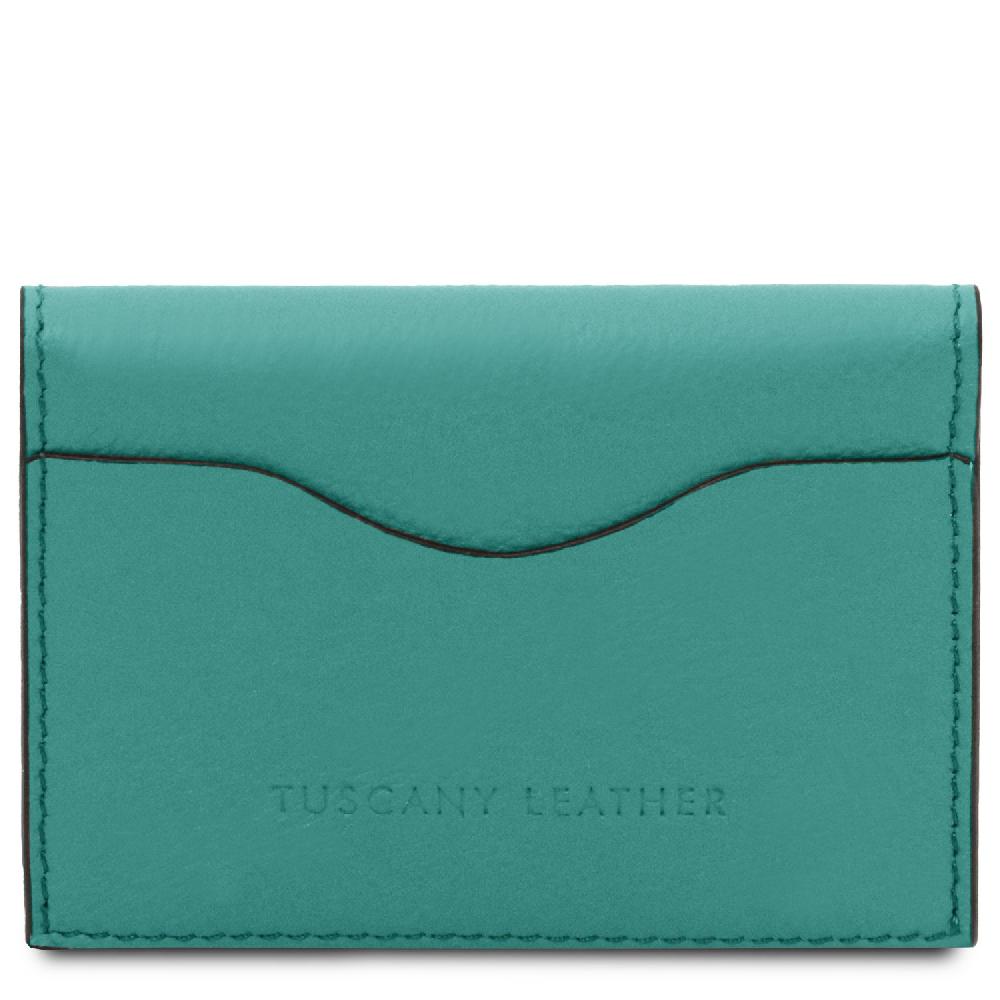 Tuscany Leather Porta Biglietti da Visita / Carte di Credito in Pelle Prezzo Ridotto