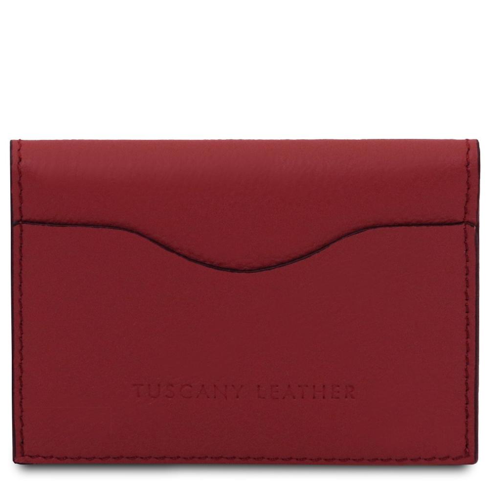 Tuscany Leather Porta Biglietti da Visita / Carte di Credito in Pelle Sottocosto