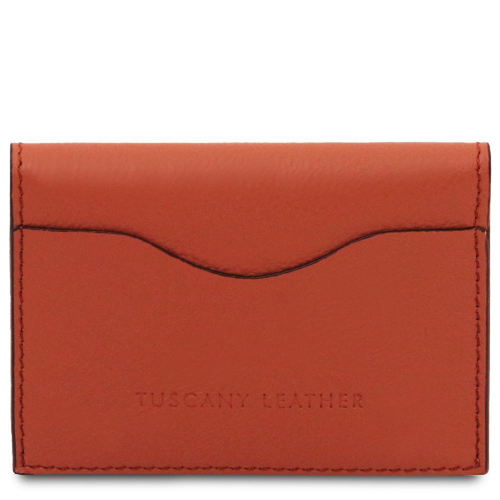 Tuscany Leather Porta Biglietti da Visita / Carte di Credito in Pelle Convenienza