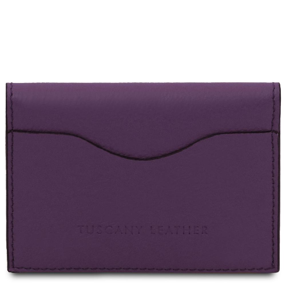 Tuscany Leather Porta Biglietti da Visita / Carte di Credito in Pelle Novità