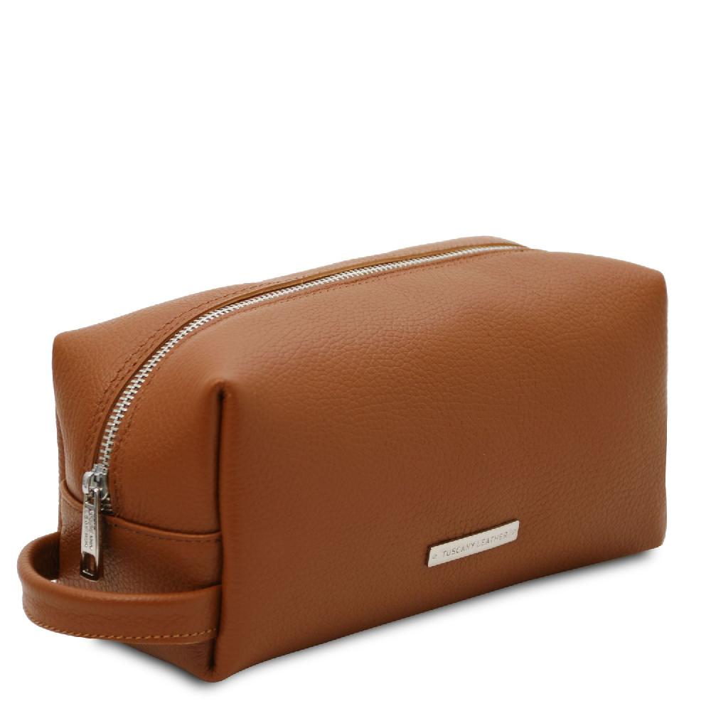 Tuscany Leather Beauty Case in Pelle Morbida Sconto di tempo limitato
