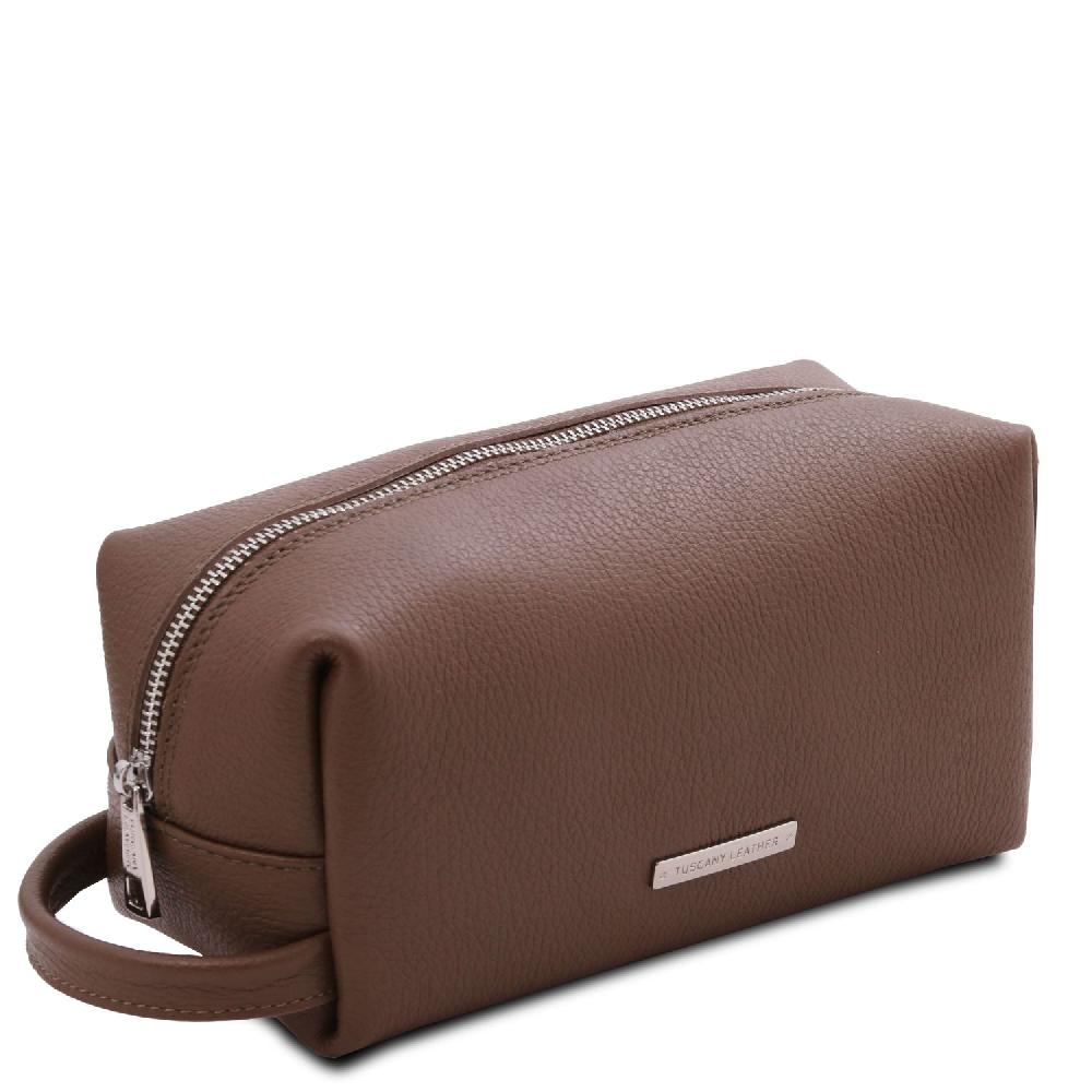 Tuscany Leather Beauty Case in Pelle Morbida Hotsell