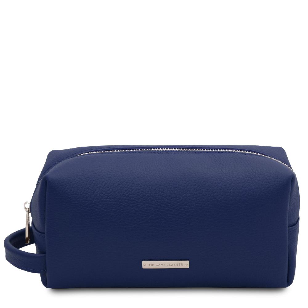 Tuscany Leather Beauty Case in Pelle Morbida Vendita Calda