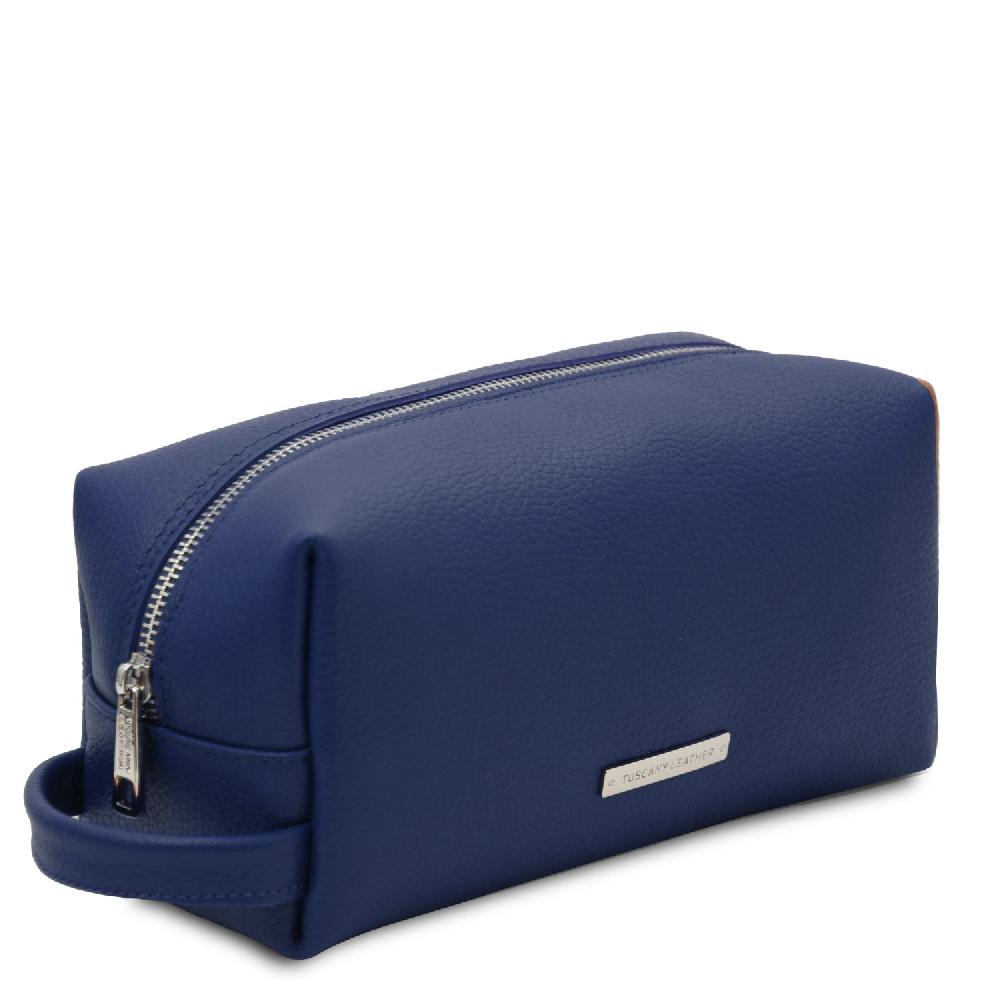 Tuscany Leather Beauty Case in Pelle Morbida Vendita Calda