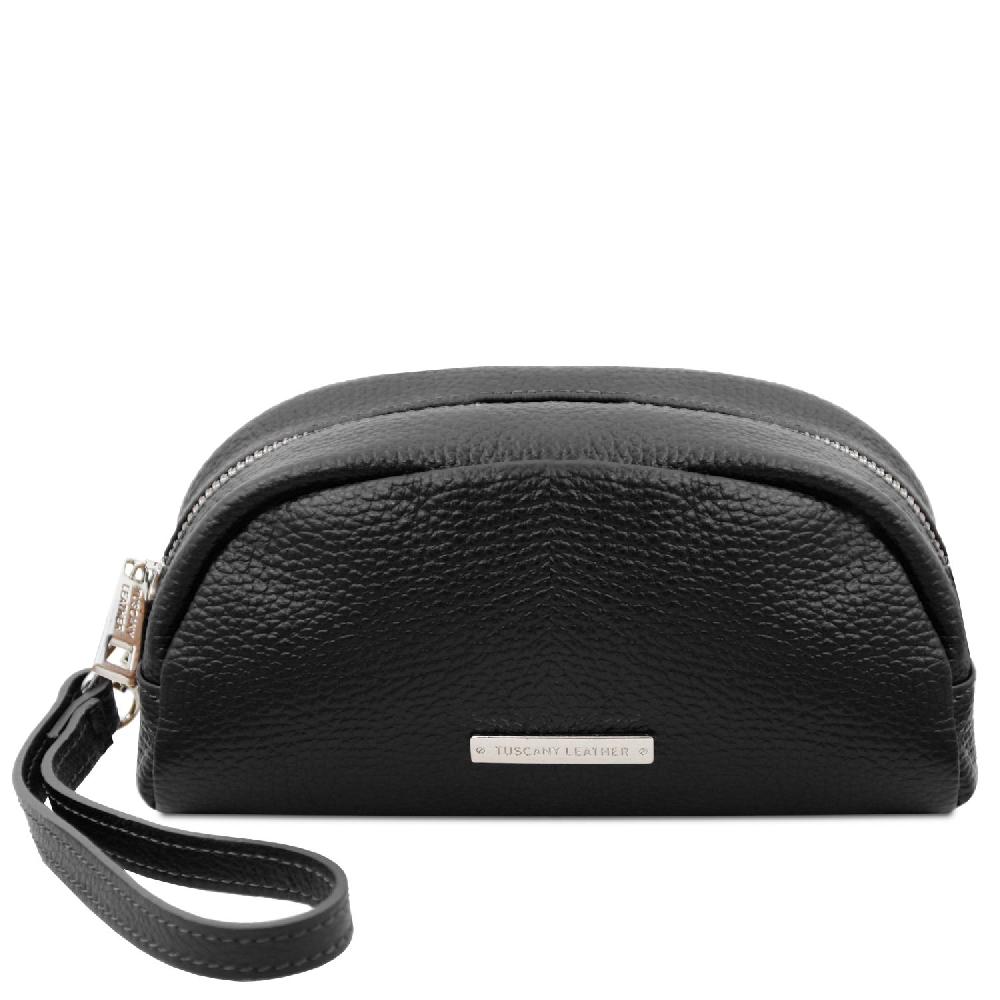 Tuscany Leather Trousse in Pelle Morbida Saldi Di Fabbrica