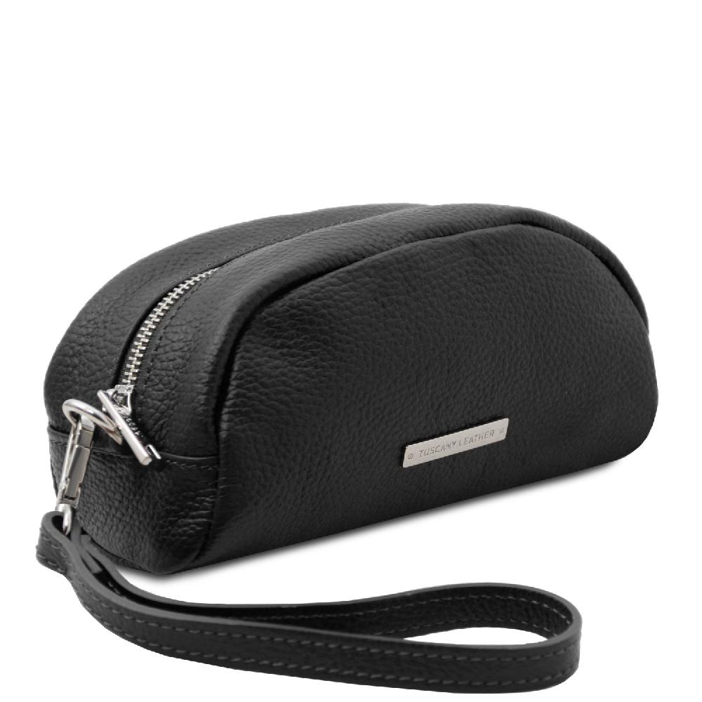 Tuscany Leather Trousse in Pelle Morbida Saldi Di Fabbrica