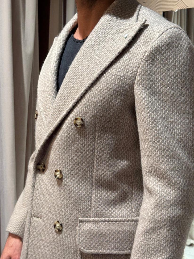 Underground Couture Cappotto Langella Beige Vendita Economica