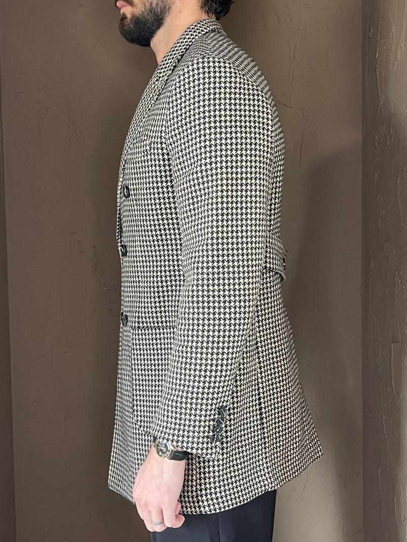 Underground Couture Cappotto Doppio Petto Pied-Pouo Nuovo