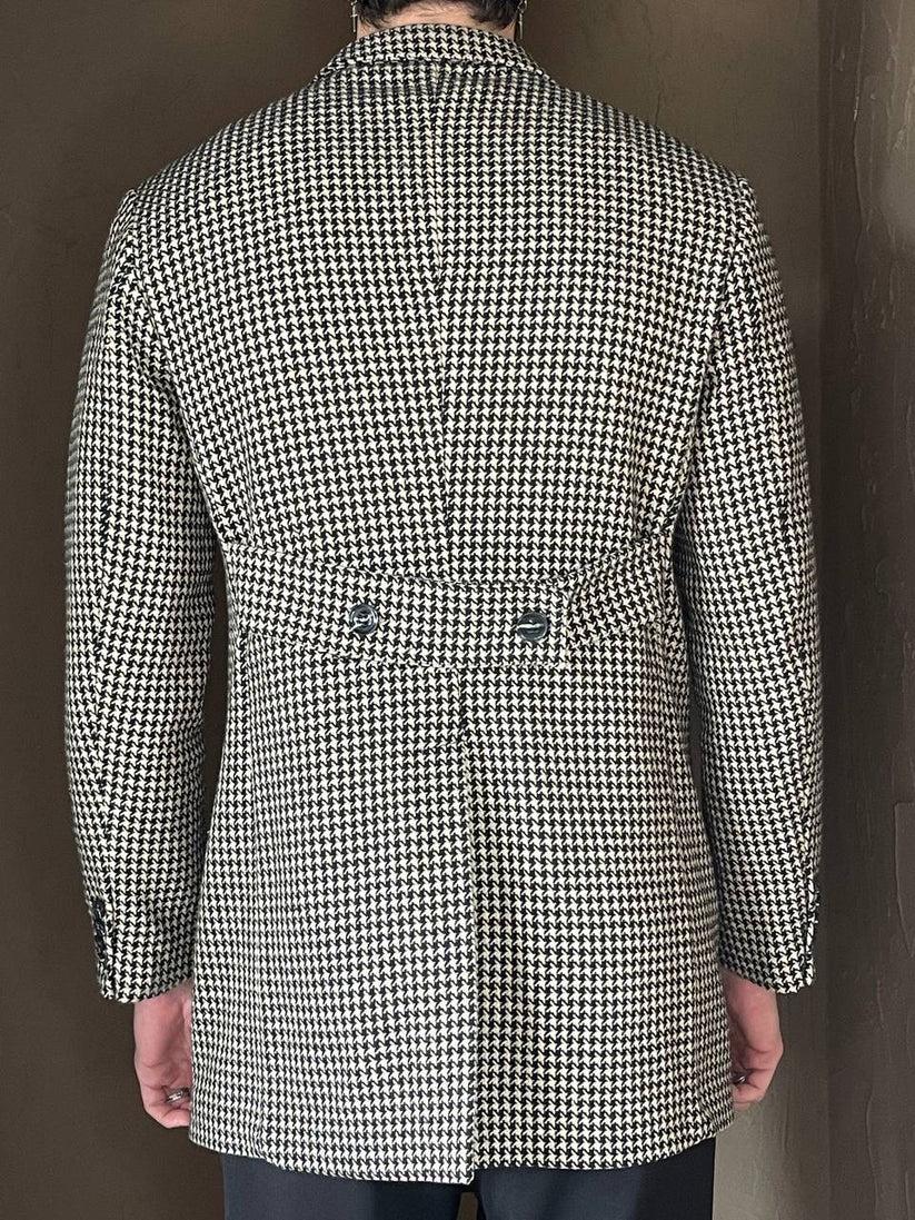 Underground Couture Cappotto Doppio Petto Pied-Pouo Nuovo