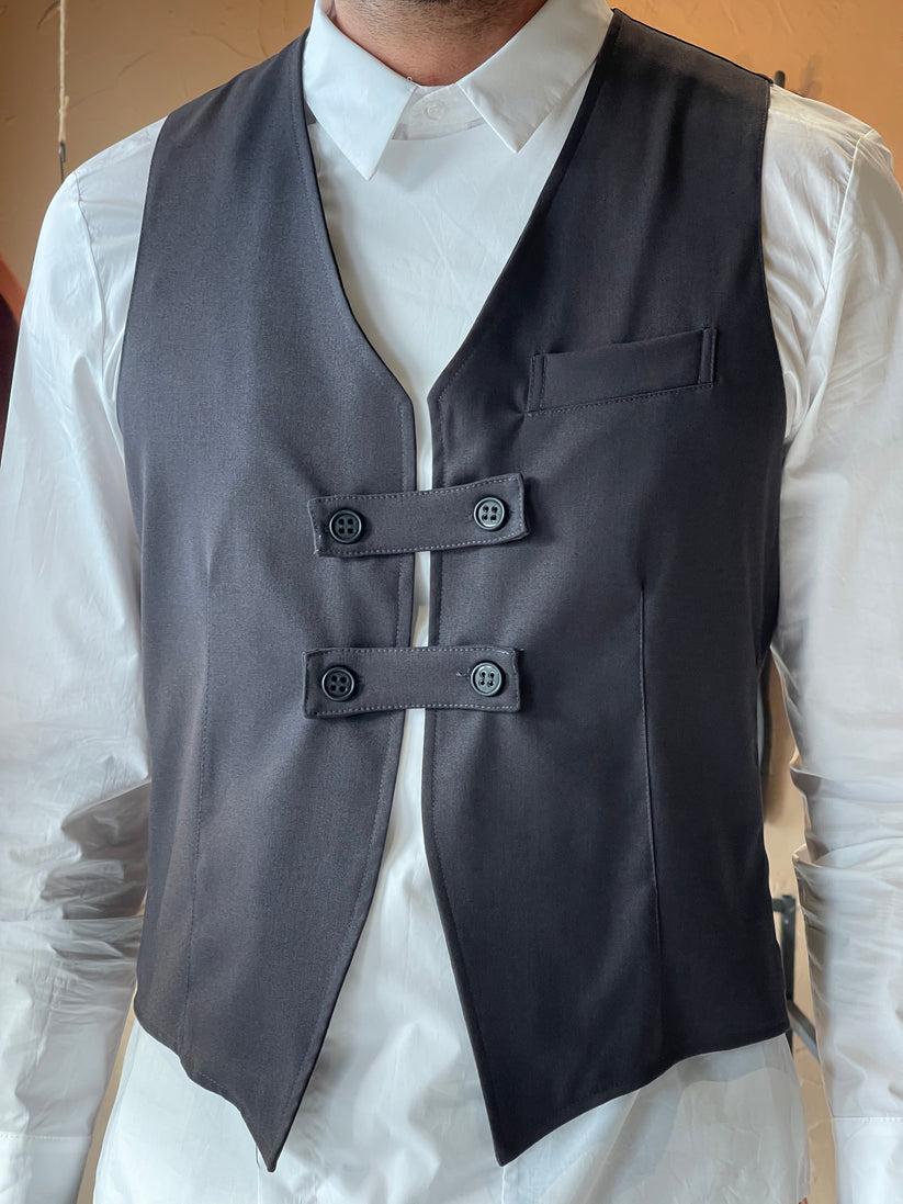 Underground Couture Gilet Grigio Soddisfazione Garantita