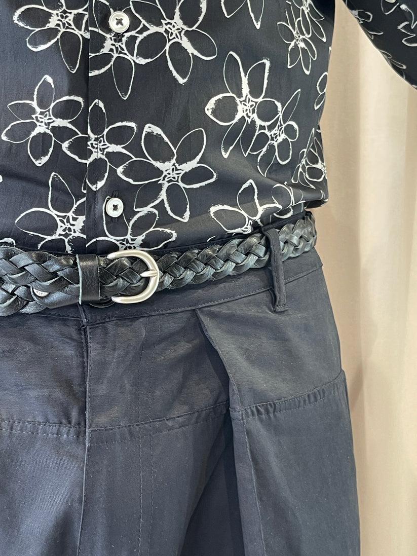Underground Couture Cintura Intrecciata Nera Presa