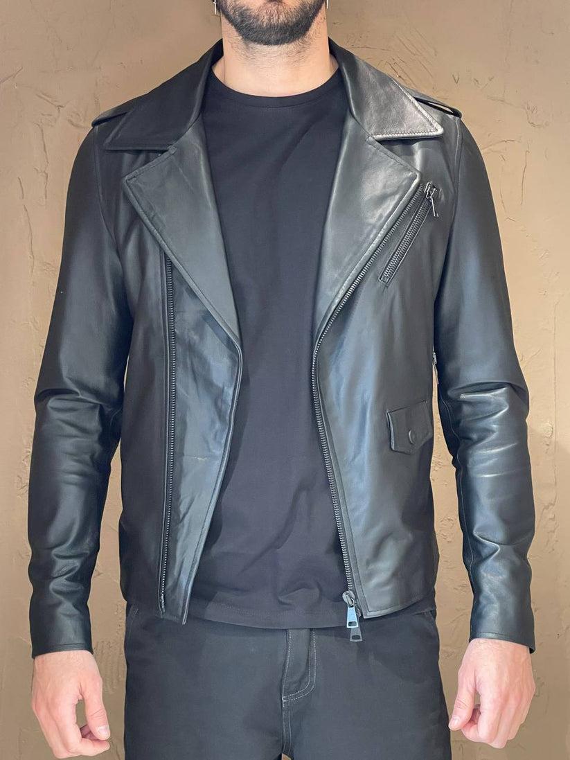 Underground Couture Chiodo Pelle Nero Economico