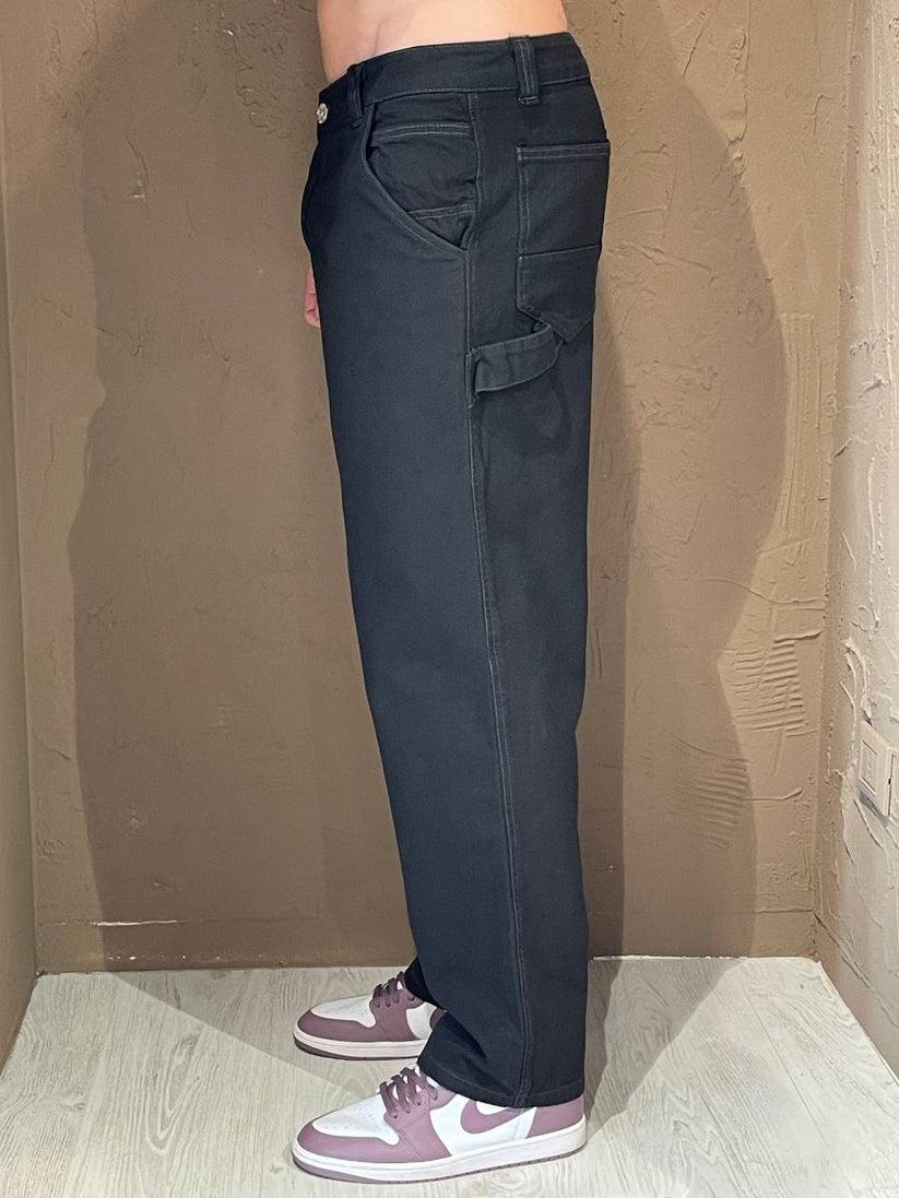 Underground Couture Pantalone Cargo Nero In Vendita