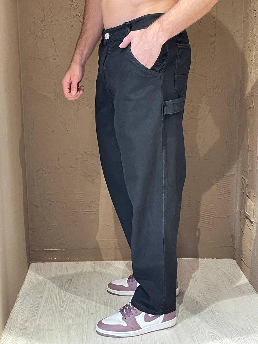 Underground Couture Pantalone Cargo Nero In Vendita