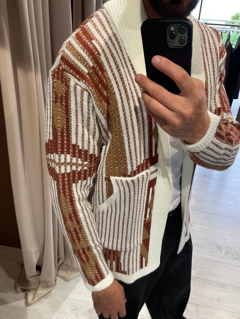 Underground Couture Cardigan Lana Etnico Promozione