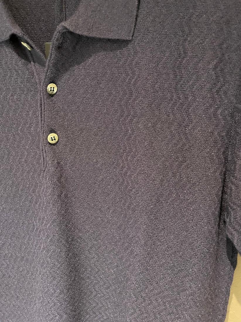 Underground Couture Polo Rayon Blue Spedizione Gratuita