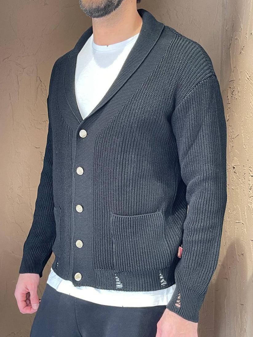 Underground Couture Cardigan Filo Nero Soddisfazione Garantita