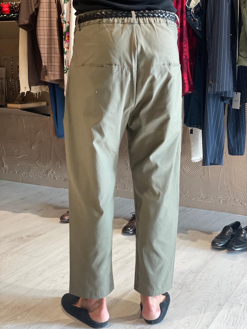 Underground Couture Pantalone Franky Verde Sottocosto
