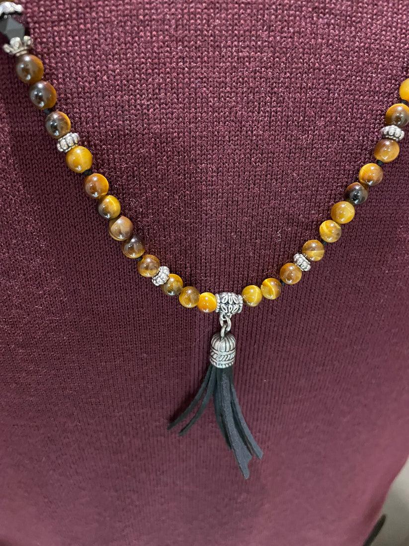 Underground Couture Collana Occhio di Tigre In Vendita