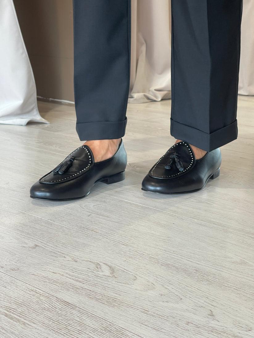 Underground Couture Mocassino Nero Bochiette MB Promozione Limitata