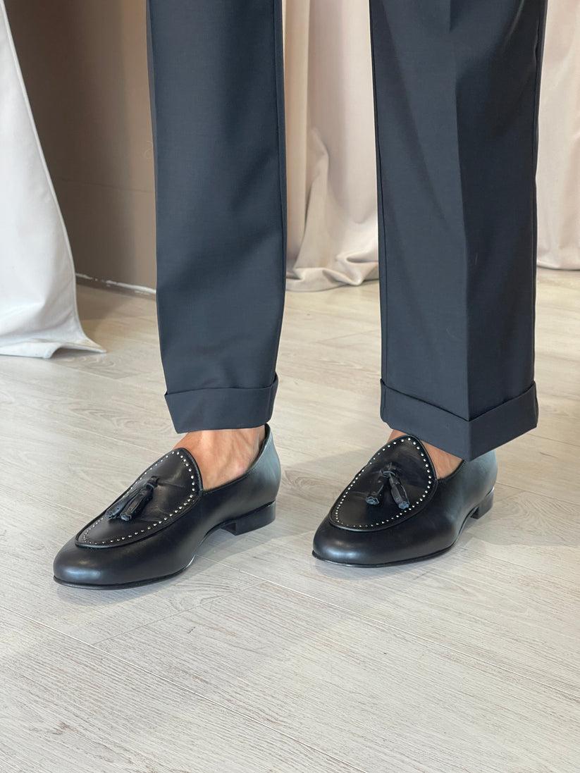 Underground Couture Mocassino Nero Bochiette MB Promozione Limitata