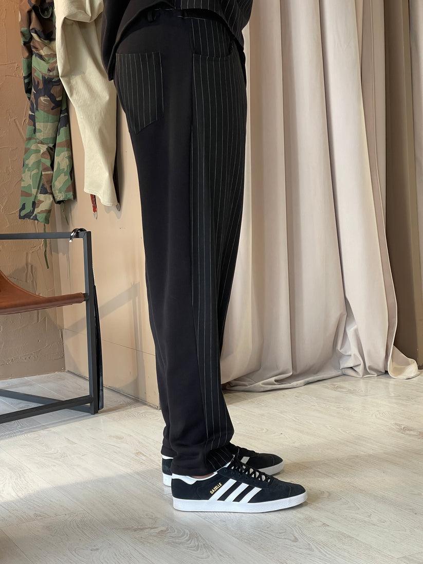 Underground Couture Pantalone Gessato Franky Vendita Economica