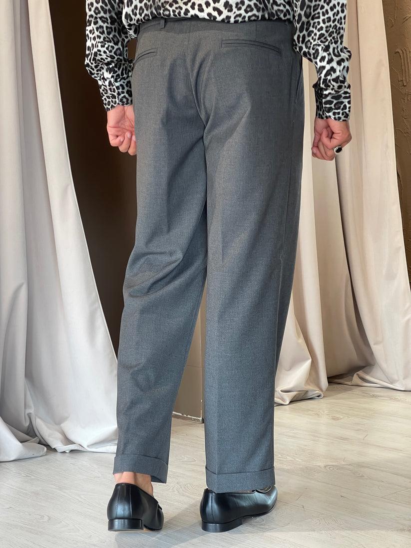 Underground Couture Pantalone D.P Grigio Lana Italy