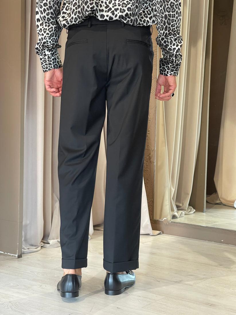 Underground Couture Pantalone D.P Nero Lana In Linea