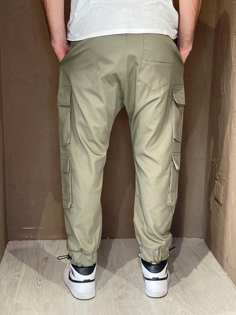 Underground Couture Pantalone Tasconato Verde Qualità